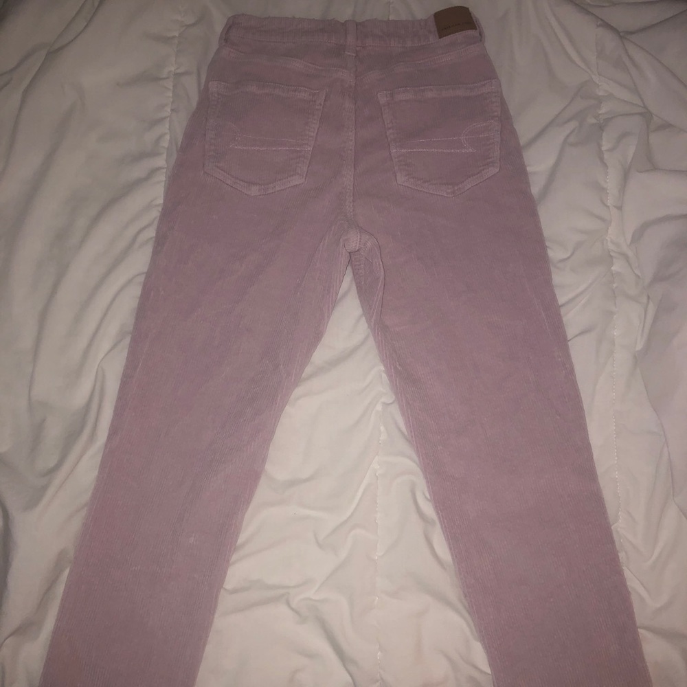 American eagle light pink corduroy jeans